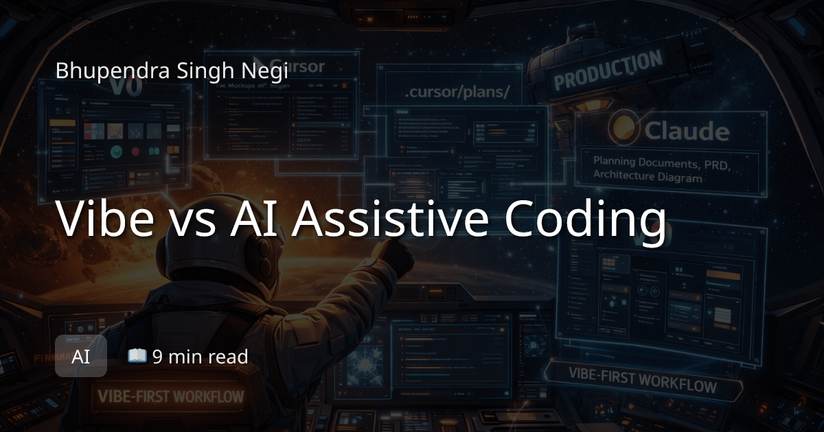 Vibe vs AI Assistive Coding - Bhupendra Singh Negi